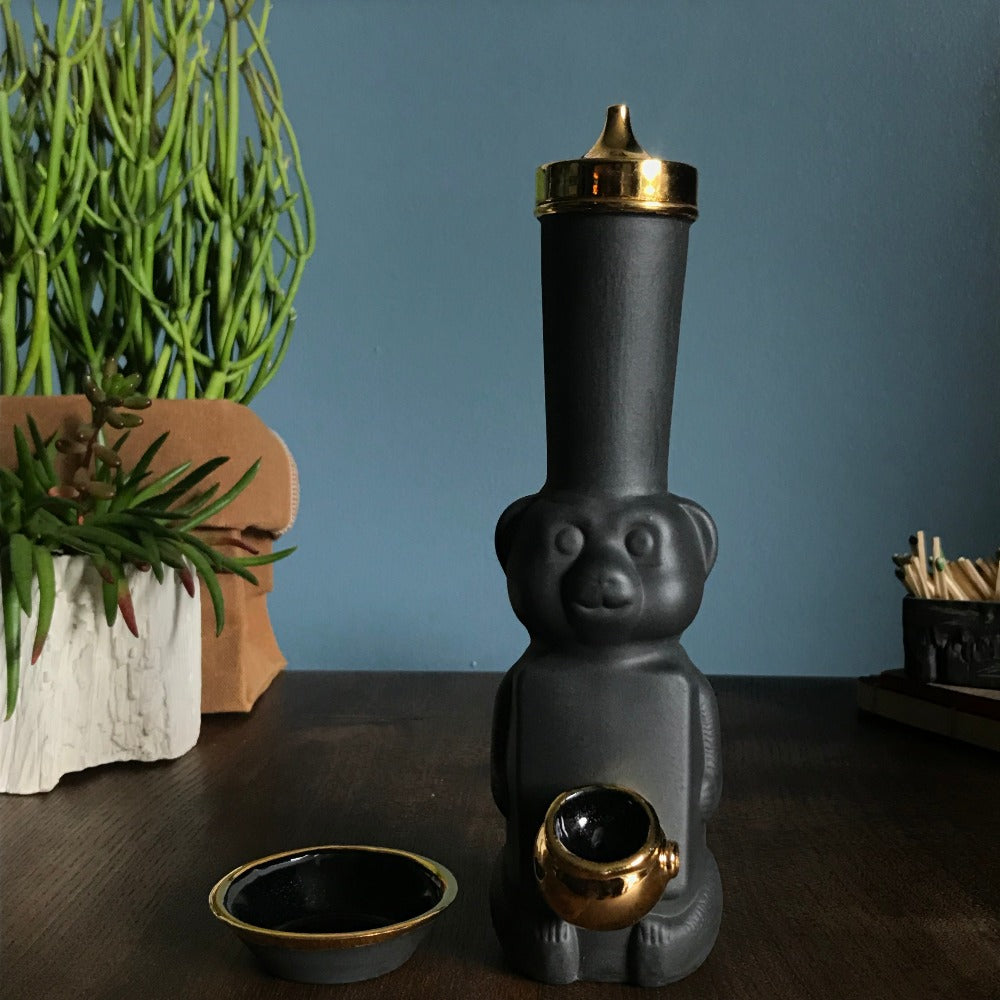 Honey Bear Bubbler Black