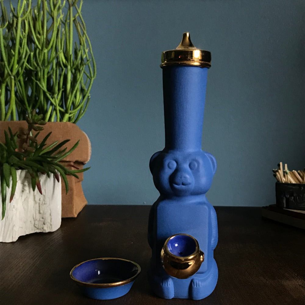 Honey Bear Bubbler Blue