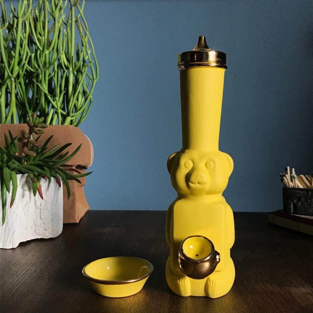 Honey Bear Bubbler Yellow