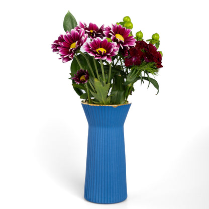 Ribbed Vase