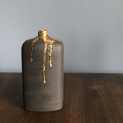Motor Oil Bottle with Gold
